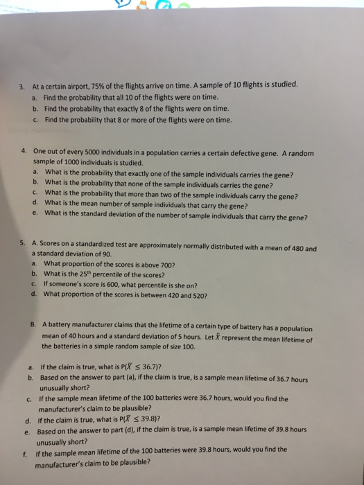 data and statistics homework 2 answer key