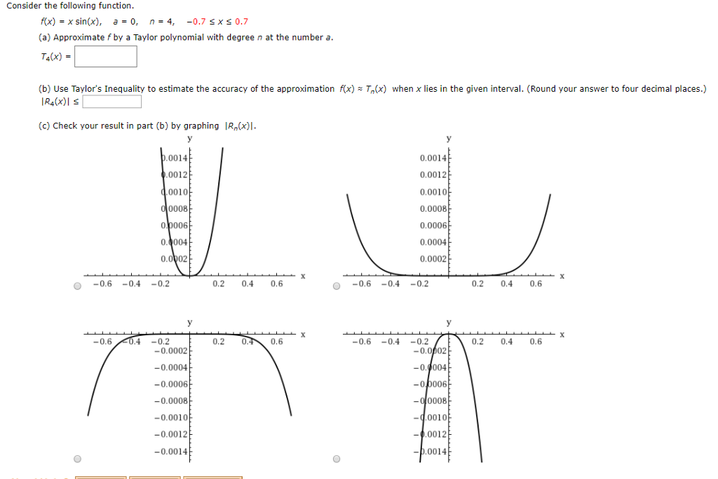 Solved Consider the following function. f(x) = x sin(x), a = | Chegg.com