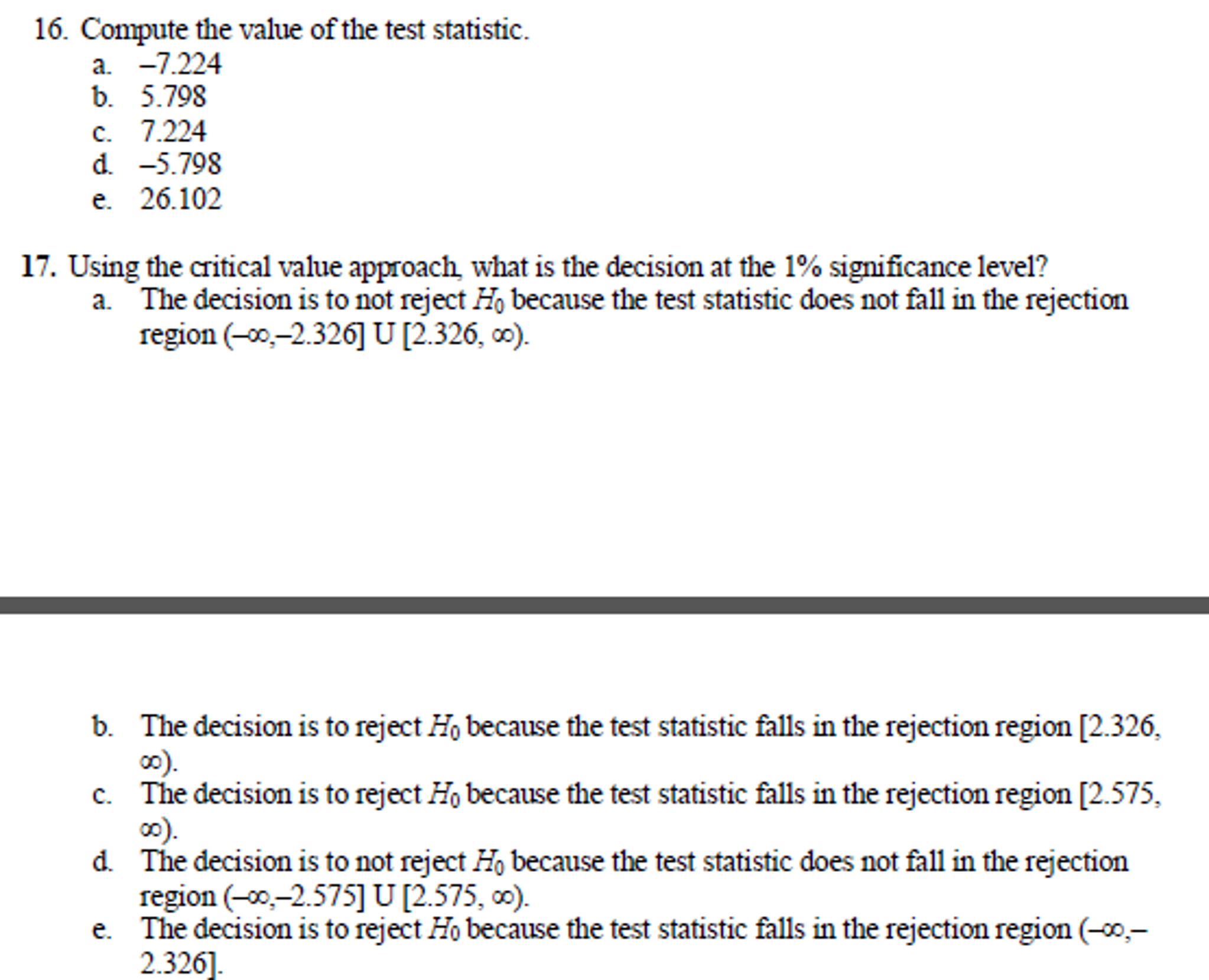 Solved Use The Following Information To Answer Questions | Chegg.com