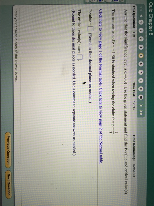 Solved Assume that the significance level is alpha = 0.01. | Chegg.com