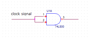 Solved I used 10kHz clock signal as input of 74LS00. | Chegg.com