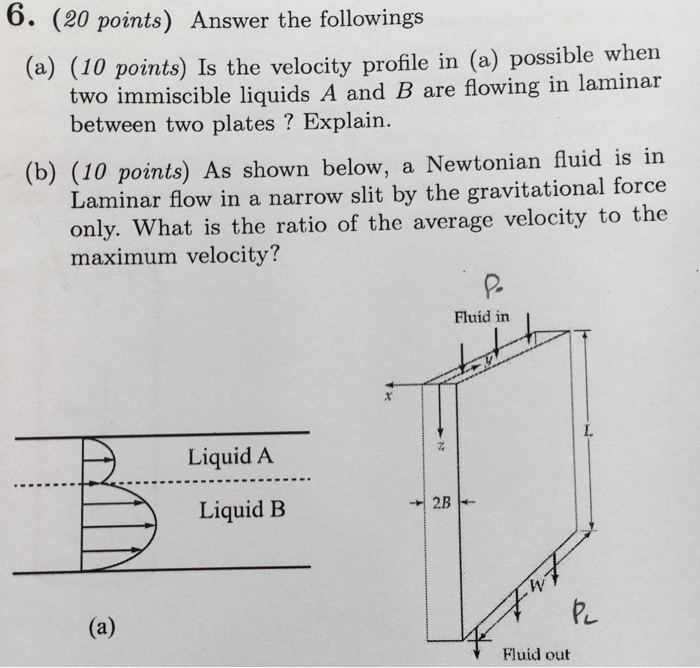 Solved Is the velocity profile in (a) possible when two | Chegg.com