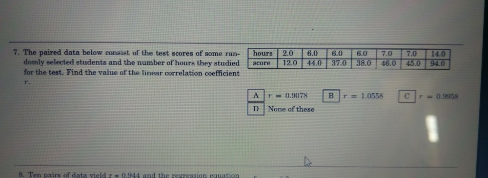 Solved 2. The paired data below consist of the length of | Chegg.com