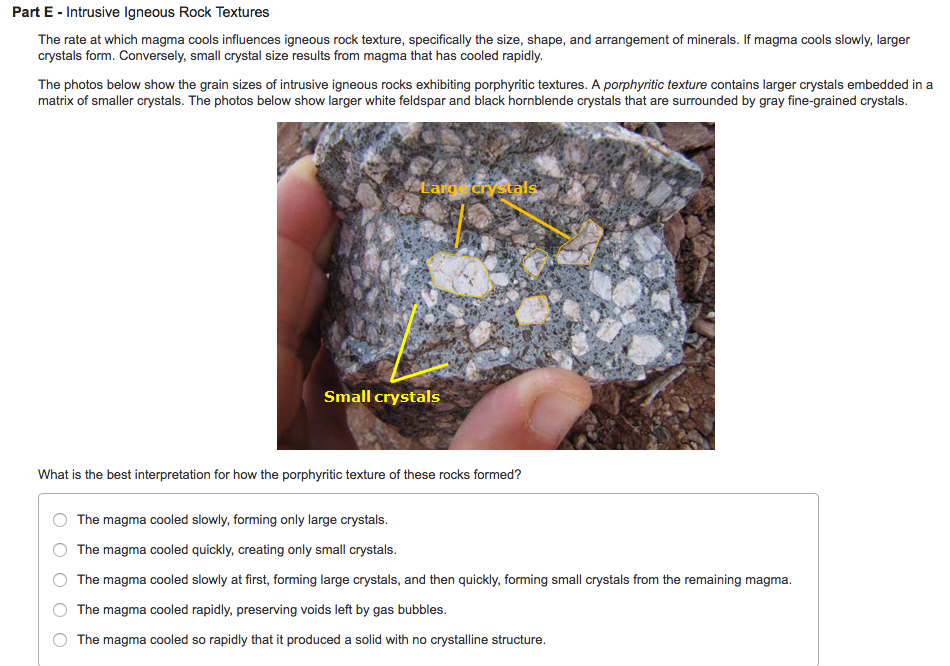 Which Of The Following Is An Intrusive Igneous Body