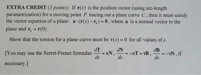 Solved If r(i) is the position vector (using are length | Chegg.com