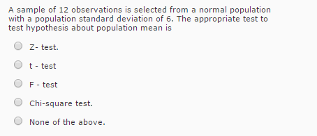 Solved A sample of 12 observations is selected from a normal | Chegg.com