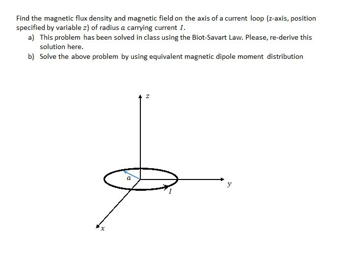 Solved Find the magnetic flux density and magnetic field on | Chegg.com