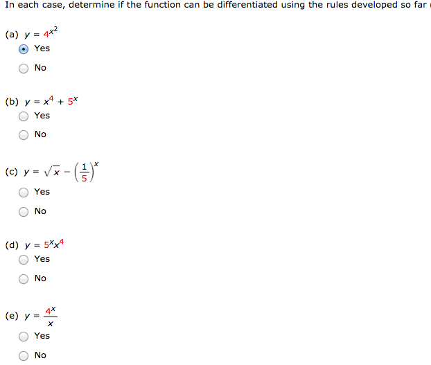 Solved In Each Case, Determine If The Function Can Be | Chegg.com