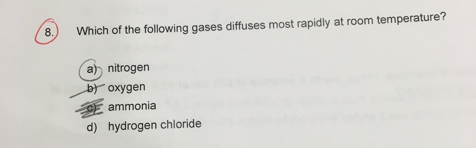Which Statement Best Explains Why Different Gases Effuse At Different