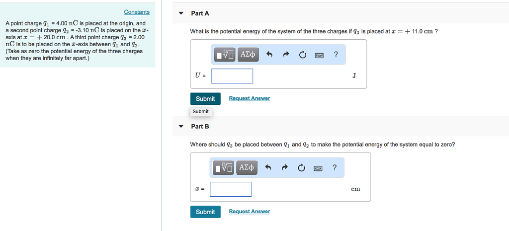 Solved Constants Part A A point charge 14.00 nC is placed | Chegg.com
