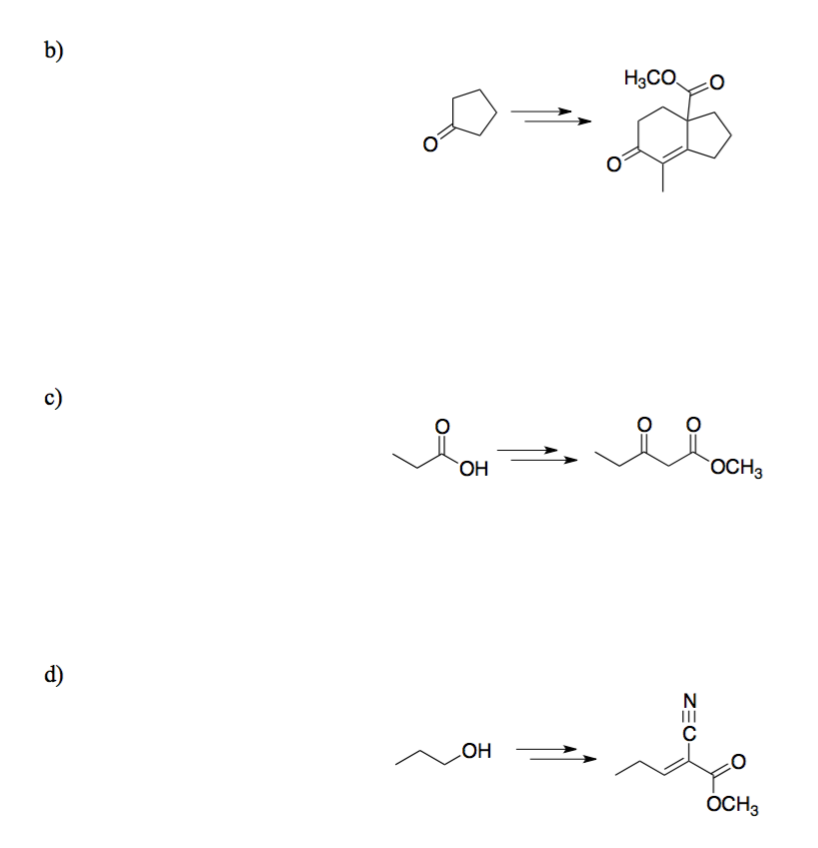 Solved Design Concise Syntheses For The Following | Chegg.com