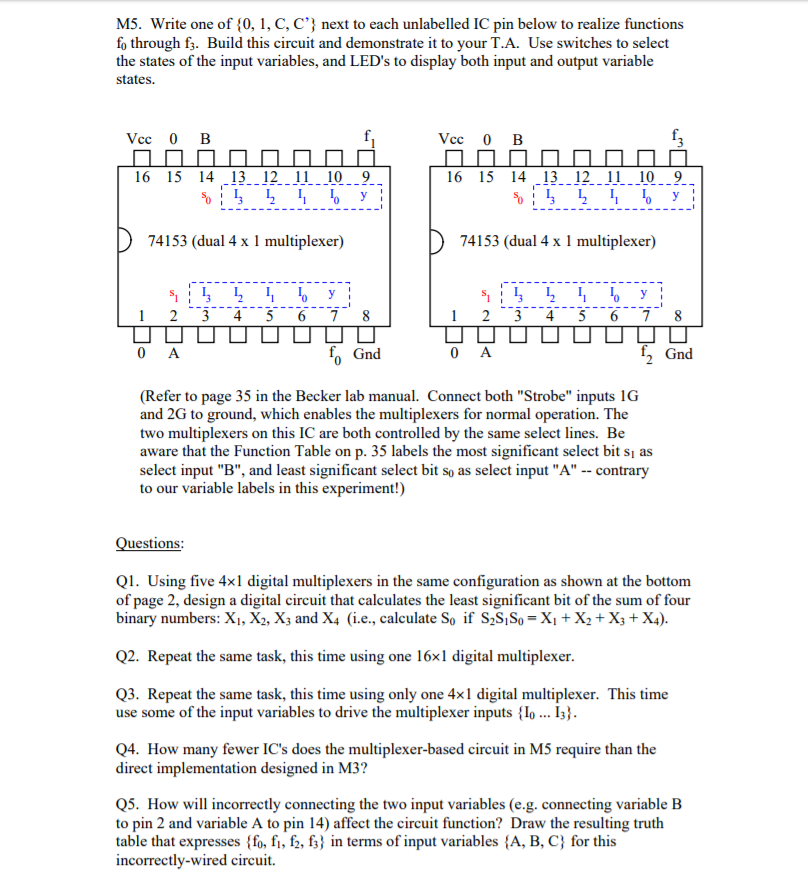 Solved Combinational Logic Circuit Design Using Digital | Chegg.com