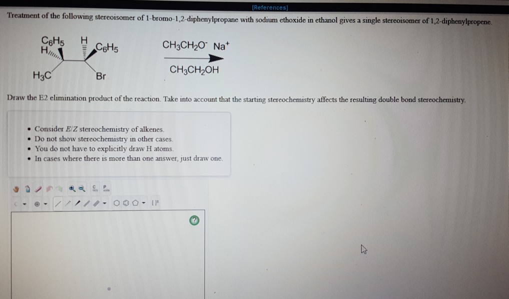 Solved References] Treatment of the following stereoisomer | Chegg.com