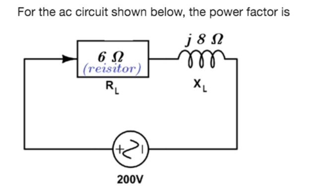 How Is Power Factor Defined In An Ac Circuit