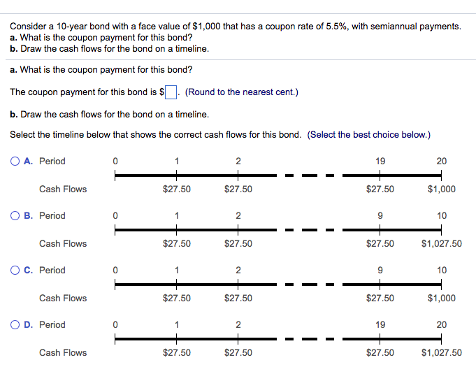 Solved Consider a 10year bond with a face value of exist1,