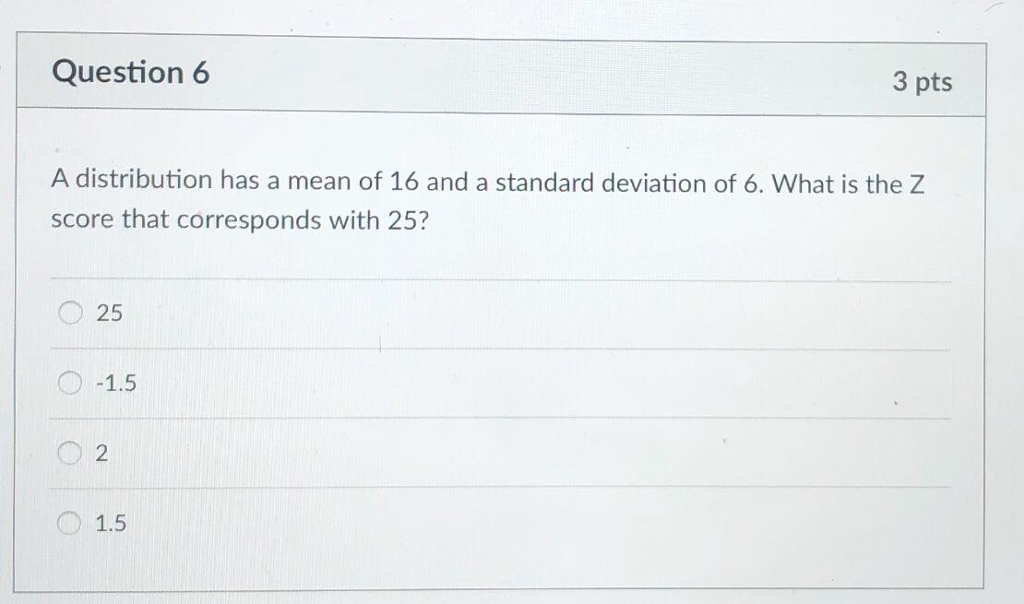 Solved Question 8 2 pts The population has a mean of 14 and | Chegg.com