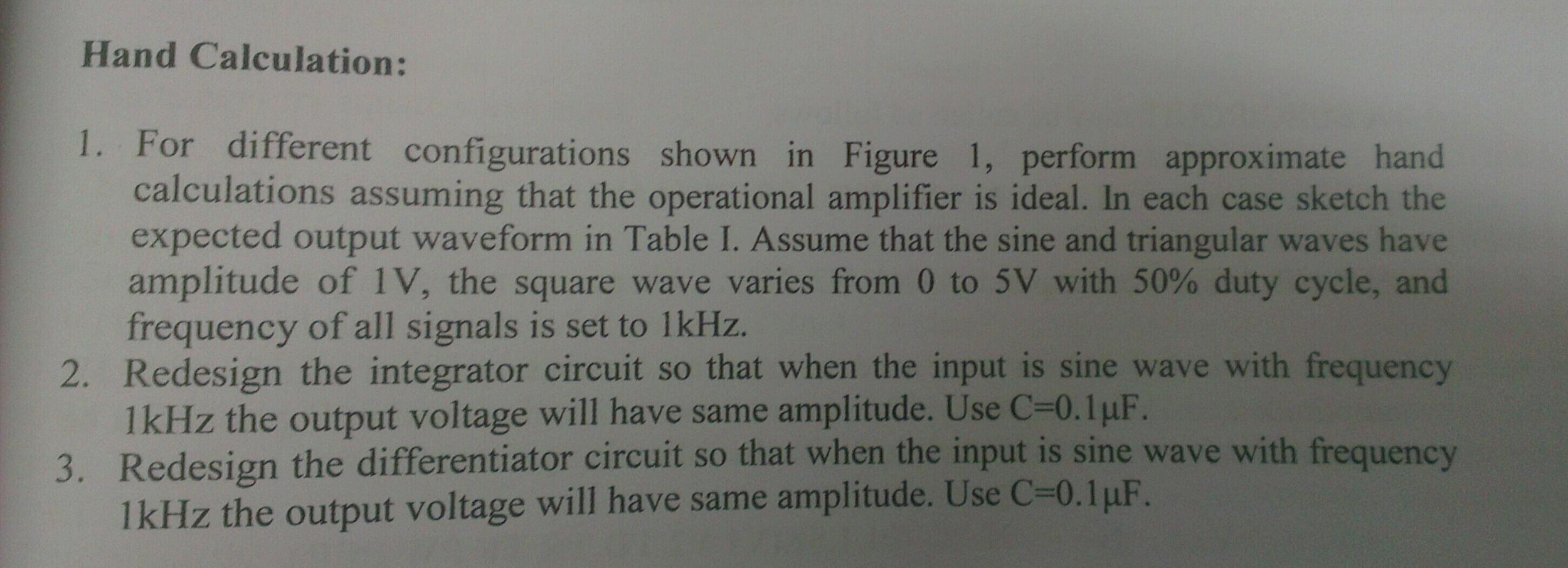 THE QUESTION IS ((HAND CALCULATION)) : | Chegg.com