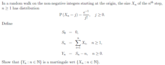 Solved In a random walk on the non-negative integers | Chegg.com