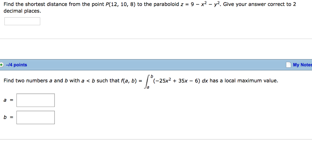Solved Find the shortest distance from the point P(12, 10, | Chegg.com