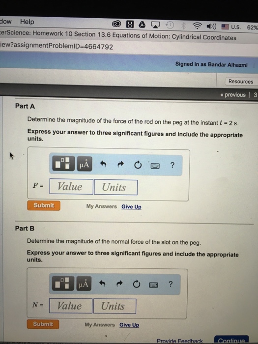 Solved Dynamics | Chegg.com