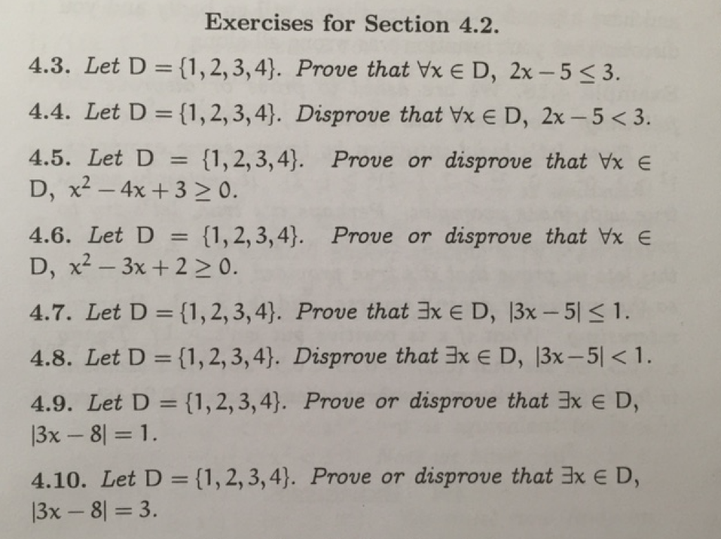 Solved Exercises For Section 4 2 4 3 Let D 1 2 3 4 Chegg Solved Exercises For Section 4 2 4 3 Let D 1 2 3 4 Chegg