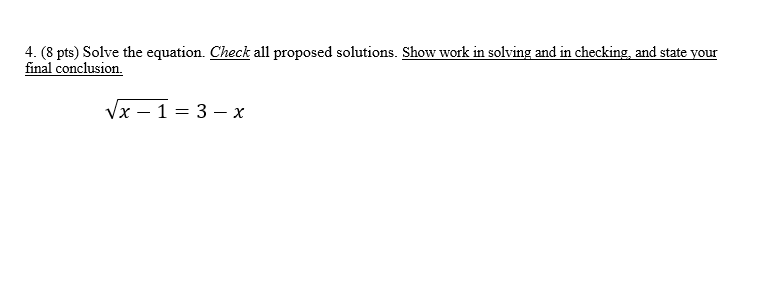 Solved Solve The Equation Check All Proposed Solutiond Chegg Solved Solve The Equation Check All Proposed Solutiond Chegg