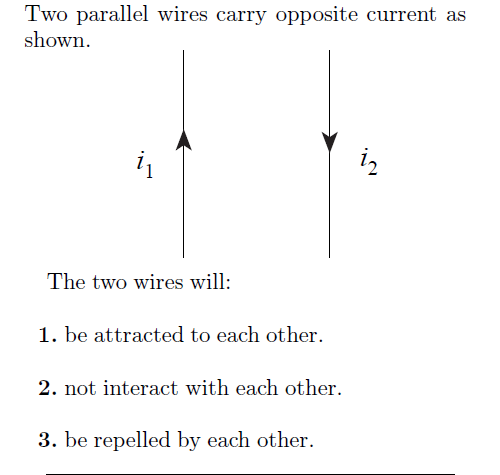 solved-two-parallel-wires-carry-opposite-current-as-shown-chegg