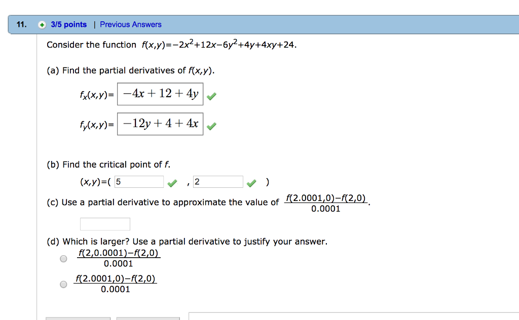 Solved Consider the function f(x, y) = -2x^2 + 12x - 6y^2 + | Chegg.com