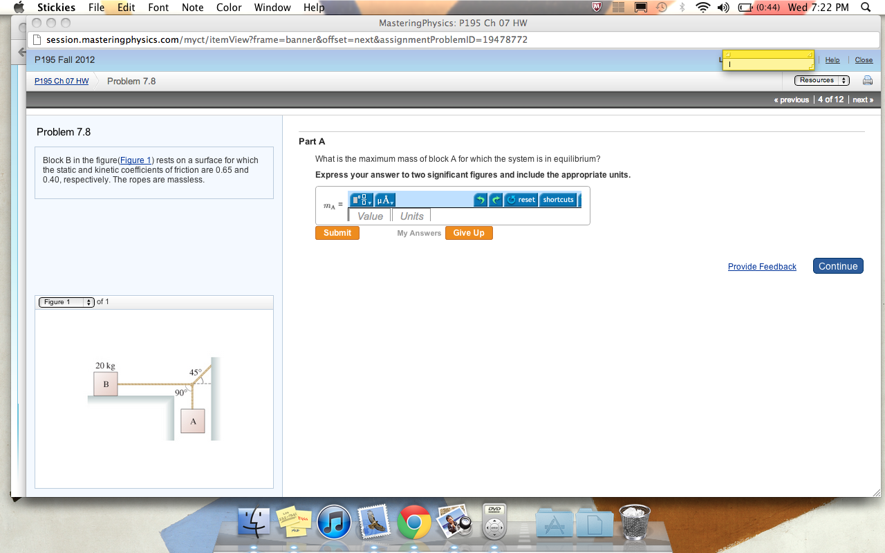 Solved Block B in the figure(Figure 1) rests on a surface | Chegg.com