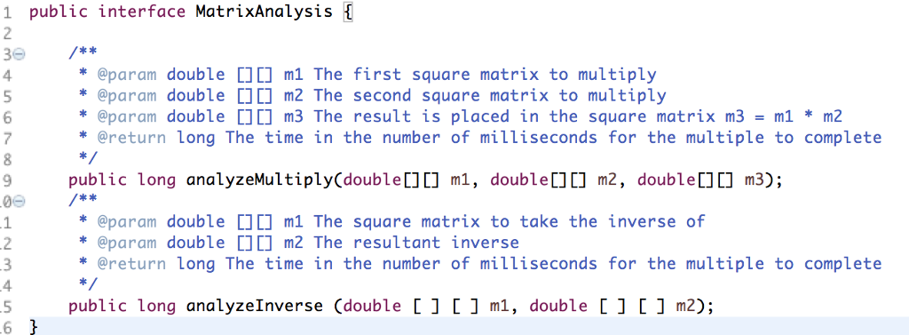 Create a class called MatrixOperations that | Chegg.com