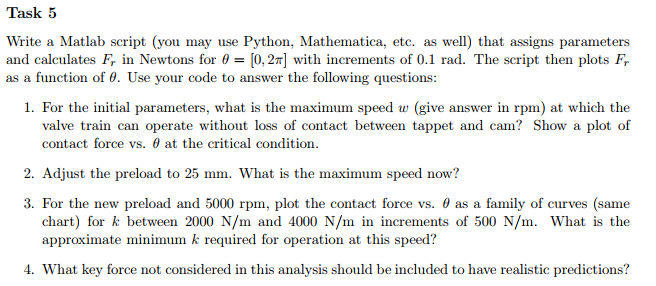 How do you figure get matlab to give you max speed | Chegg.com