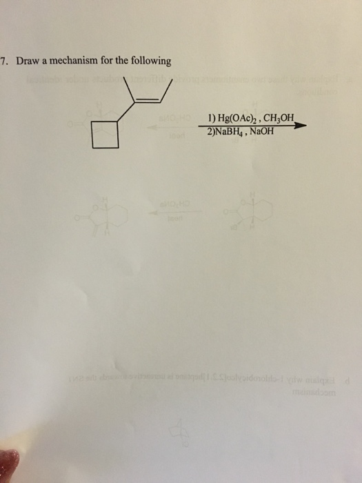 Solved Draw A Mechanism For The Following Chegg Com