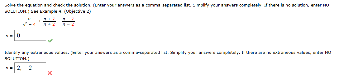 Solved Solve the equation and check the solution. (Enter | Chegg.com