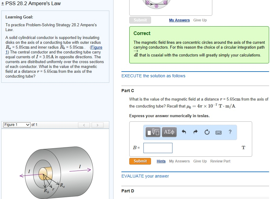 Solved What is the value of the magnetic field at a distance | Chegg.com