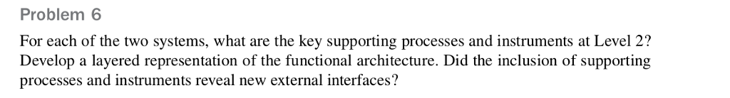 Problem 6 For each of the two systems, what are the | Chegg.com