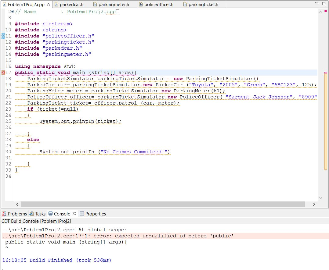 I have the following code with errors how can I fix | Chegg.com