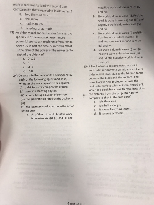 Solved An older model car accelerates from rest to speed v