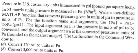 pa to psi units