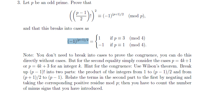 solved-let-p-be-an-odd-prime-prove-that-p-1-2-2-chegg