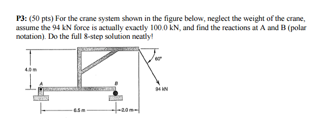 Solved For the crane system shown in the Figure below, | Chegg.com