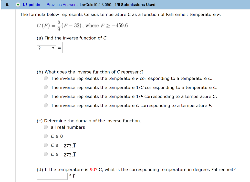 5 degrees hotsell f in c