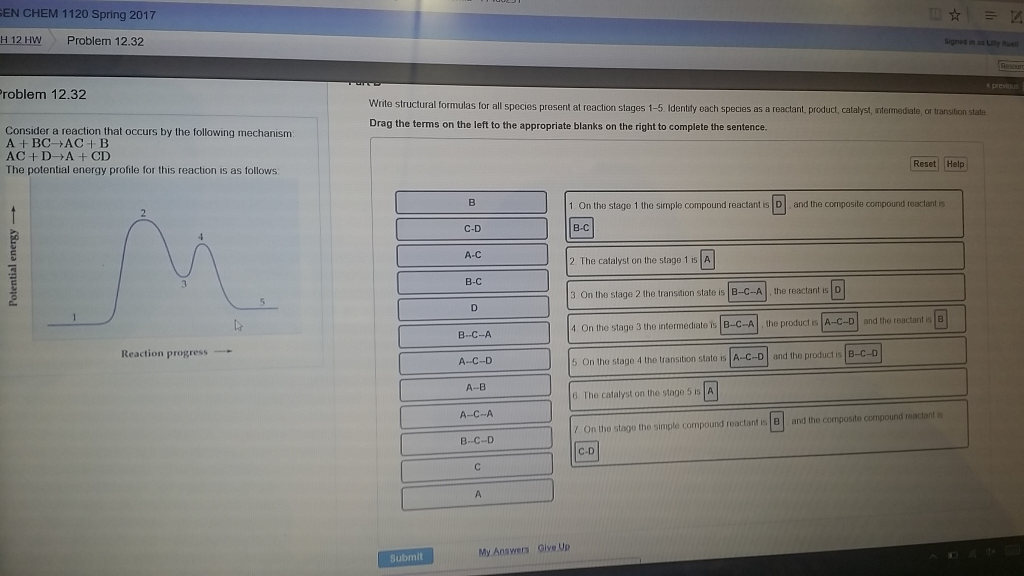 Solved Consider a reaction that occurs by the following | Chegg.com