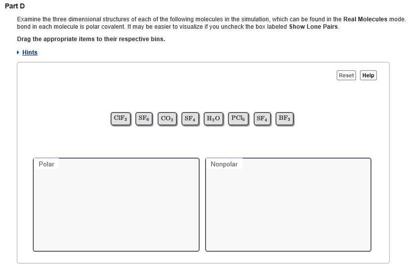 Solved Examine the three dimensional structures of each of | Chegg.com