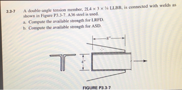 solved-a-double-angle-tension-member-2l4-times-3-times-1-4-chegg