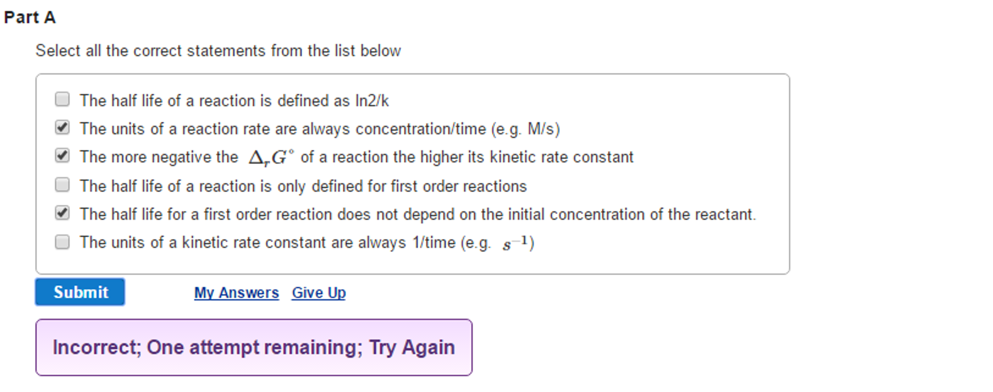 Solved Select All The Correct Statements From The List Below | Chegg.com