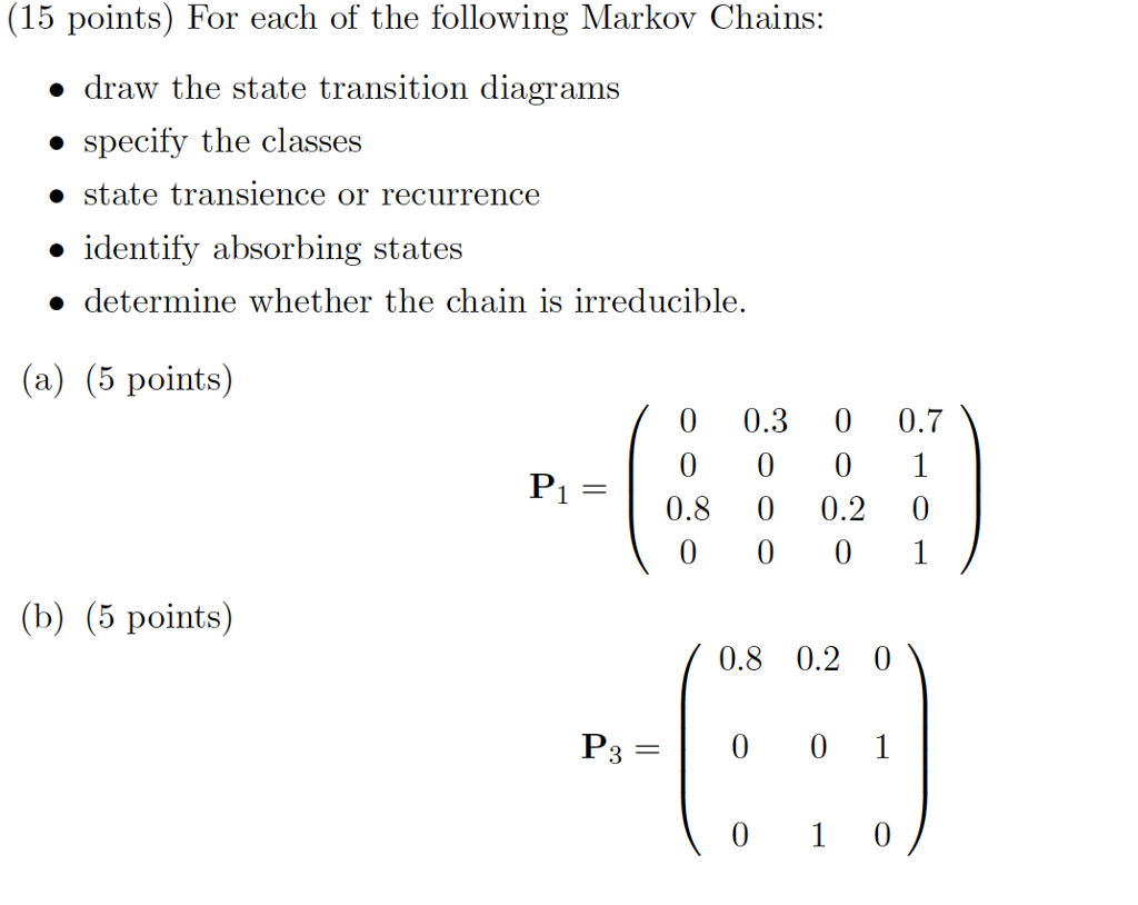 solved-15-points-for-each-of-the-following-markov-chains-chegg