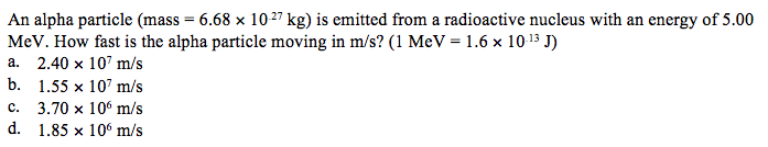 solved-an-alpha-particle-mass-6-68-times-10-27-kg-is-chegg