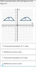 Solved Which transformation will map figure Q into figure Q? | Chegg.com