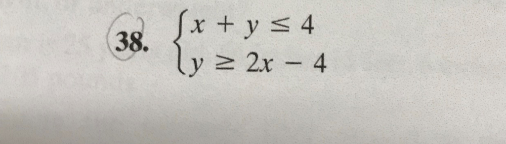 Solved In Exercises 23-38, graph the solution set of each | Chegg.com