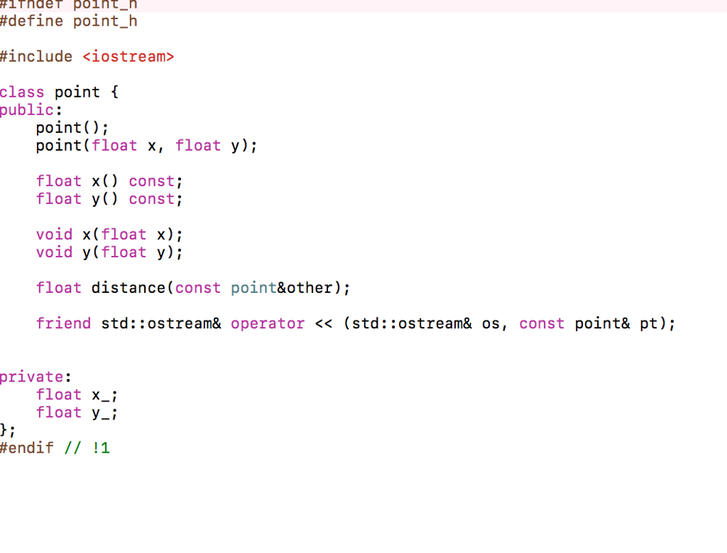 Solved hello, my c++ homework is to create class for each | Chegg.com